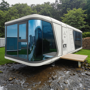 Chambre mobile intelligente <span class=keywords><strong>de</strong></span> type capsule solaire pour hôtel, avec ombrage, pour zone panoramique, maison d'hôtes chinoise, camping, villa en verre - Product Image 5