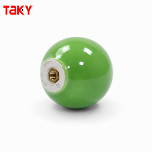 Precio de fábrica: Perilla de bola de baquelita de plástico roja y negra para maquinaria y muebles - Product Image 4