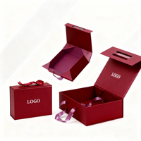 Boîtes d'emballage rigides en carton avec fermeture magnétique haut de gamme de luxe personnalisées, boîtes cadeaux en papier mat avec logo