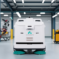 Robot écologique sans eau pour l'entretien intelligent des sols avec systèmes de nettoyage Robot de nettoyage à sec