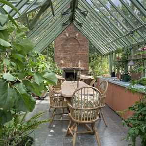 <span class=keywords><strong>Serre</strong></span> en verre victorienne avec cadre en acier galvanisé en verre trempé pour la plantation en plein air et l'application de <span class=keywords><strong>camping</strong></span> de fête - Product Image 5