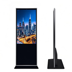 Pantalla Táctil LED de 43 Pulgadas para Señalización Digital Interior, Kiosco Publicitario con Soporte de Pie, Monitor Vertical con Infrarrojos para Publicidad - Product Image 3