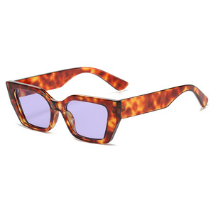 New Men and Women With the Same Trend Outdoor Street Photo <b>Small</b> <b>Frame</b> Fashion Color Matching Sunglasses - Product Image 5
