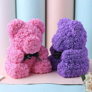 Oso <span class=keywords><strong>de</strong></span> peluche <span class=keywords><strong>de</strong></span> espuma <span class=keywords><strong>de</strong></span> 40cm hecho a mano, regalo <span class=keywords><strong>de</strong></span> <span class=keywords><strong>San</strong></span> Valentín, 2019 - Product Image 4