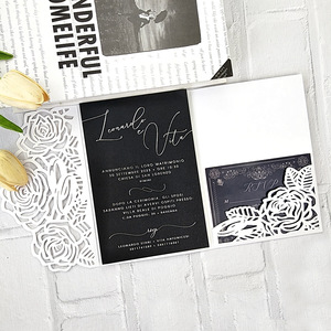 Ustom-tarjetas de invitación de boda, tarjetas de menú para fiestas privadas, festividades variadas y para el día de la madre - Product Image 5