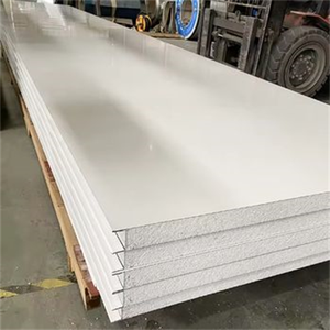 Feuerfeste EPS PU PIR Isolierung Metallplatte Außengebäude Kühlraum Styropor Sandwich platten für den Bau von Fertighäusern - Product Image 6