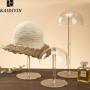 Support de Présentation de <span class=keywords><strong>Chapeaux</strong></span> en Acrylique Transparent Personnalisé Noir/Transparent de Haute Qualité pour Optimiser l'Espace dans les Boutiques de Détail - Product Image 2