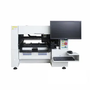 Automatische 4 Kops Pick Plaats Machine 2 Camera 'S Visueel Systeem Tvm925 Smt Machine Voor Led Productielijn Bga Pcb Assemblagelijn