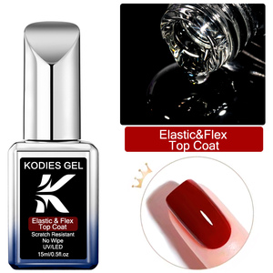 Couche de finition KODIES GEL Flex super brillante finition gel <span class=keywords><strong>semi</strong></span>-permanente marque privée OEM/ODM fournitures de vernis gel couche de <span class=keywords><strong>base</strong></span> vente en gros - Product Image 4