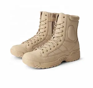 Custom Inverno Outdoor Caminhadas Tático Deserto Botas Masculinas Sapatos Camuflagem Tático Combate Botas