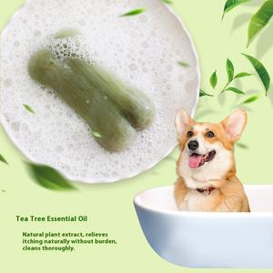Jabón para mascotas con aceite de árbol de té ecológico, directo de fábrica, venta al por mayor, champú para perros, suministro transfronterizo - Product Image 3