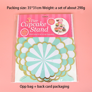 <span class=keywords><strong>Alzata</strong></span> <span class=keywords><strong>per</strong></span> Torte a 3 Livelli in Carta <span class=keywords><strong>per</strong></span> Matrimoni e Feste di Compleanno, Espositore <span class=keywords><strong>per</strong></span> Dessert, Strumenti <span class=keywords><strong>per</strong></span> Feste <span class=keywords><strong>Fai</strong></span>-<span class=keywords><strong>da</strong></span>-<span class=keywords><strong>Te</strong></span>, Confezione in Sacchetto OPP - Product Image 4