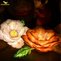 Fournisseurs d'éclairage décoratif B2B Lanternes d'éclairage de festival résistantes aux intempéries colorées personnalisées pour événement