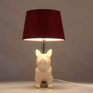 High Quality <strong>Dog</strong> Ceramic Model Base Animal Base Ceramic Children Table <strong>Lamp</strong> for Living Room - Product Image 3