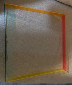<span class=keywords><strong>Plateau</strong></span> de cadre en acrylique à coutures multicolores claires modernes Plateaux muraux décoratifs en acrylique transparent au néon pour les arts - Product Image 6