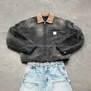Veste de travail en toile de canard vintage personnalisée, style charpentier, avec doublure, de haute qualité, coupe ample - Product Image 4
