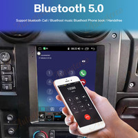 Autoradio Android 13 pour Hummer H2 2004-2007 Navigation GPS Android Ecran tactile Stéréo Lecteur multimédia Carplay sans fil