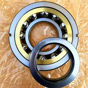 Enhanced Durability ABEC-3 QJ Series Double Row Angular Contact <b>Ball</b> Bearings QJ210 QJ205 QJ213 QJ208 QJ322 High-Precision C3 - Product Image 1