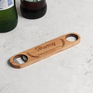 Ouvre-bouteille à double tête de bière personnalisation du nom cadeau de fête des pères une pièce personnalisée - Product Image 6