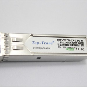 โมดูลออปติคอล Top-Trans 2.5G ระยะ 40 กม. แบบ CWDM พร้อมหัวต่อ LC สำหรับเชื่อมต่อผ่านสาย LAN - Product Image 4
