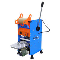 Machine à sceller les gobelets réglable de haute qualité ZEQUAN, machine semi-automatique pour sceller les gobelets de thé au lait, machine à sceller les gobelets pour boissons
