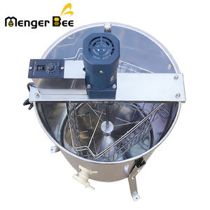 อุปกรณ์การเลี้ยงผึ้ง เครื่องสกัดน้ำผึ้งแบบแมนนวล 3 เฟรม ยี่ห้อ Menger Bee รุ่น Dadant ทำจากสแตนเลส แบบ Radial สำหรับการแปรรูปน้ำผึ้ง - Product Image 4