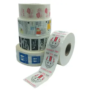Damon-Tissue sekali pakai kustom dicetak kertas toilet yang dapat dibuang gulungan Jumbo