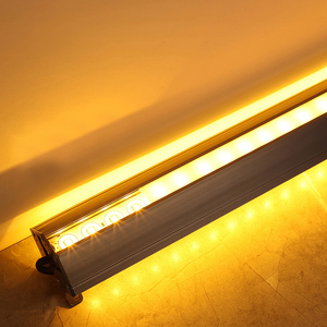 Luz de arandela de pared Exterior <span class=keywords><strong>para</strong></span> edificio comercial, iluminación decorativa LED programable <span class=keywords><strong>para</strong></span> fachada exterior, cuerpo de lámpara de aluminio IP65 - Product Image 1