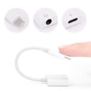 2 in 1 Adapter Earphone Audio Music Charger Adapter for iPhone 11 pro iphone 7 5s 6 6s for USB Cable 3.5mm <span class=keywords><strong>Jack</strong></span> headset adapter - Product Image 3