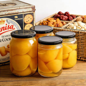 Bocaux en verre pour la mise en conserve 480ml 750ml 770ml pour confitures, compotes, conserves de fruits, stockage hermétique avec couvercles métalliques, fourniture du fabricant - Product Image 1