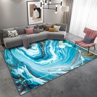 Tapis et carpettes en velours cristal - Tapis d'intérieur doux, antidérapant et écologique pour chambre et salon, personnalisable