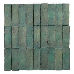 Mosaico Rettangolare Verde Chroma Fog 5x15 per Rivestimenti e Pavimenti - Product Image 1