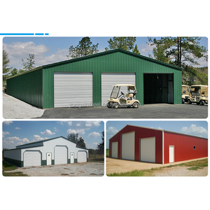 Kích thước tùy chỉnh trước thiết kế vật liệu tốt nhất xây dựng kết cấu thép nhà để xe ô tô - Product Image 4