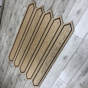 Suelo de <span class=keywords><strong>Madera</strong></span> de Parqué de <span class=keywords><strong>Madera</strong></span> Maciza Certificada China de Estilo Europeo Personalizado, Suelo de <span class=keywords><strong>Madera</strong></span> de Hoja - Product Image 6