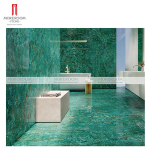 Nuevo Diseño de Baldosas Grandes de Porcelana, Mármol Verde, Losas de 12 mm, Panel de Pared - Product Image 3