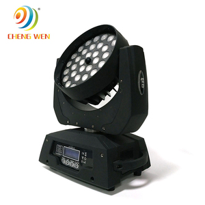 Faro Mobile <span class=keywords><strong>LED</strong></span> di Alta Qualità 36x15W 4in1 con Zoom e Fascio Colorato per Bar, Feste, Palchi da Discoteca - Product Image 1