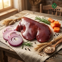 Foie d'agneau congelé Halal de qualité A, foie de mouton frais pour l'exportation