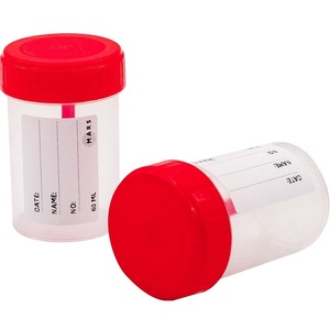 Nước tiểu nhựa container đóng nắp máy dán nhãn dùng một lần nam và nữ nước tiểu container máy đóng gói - Product Image 2