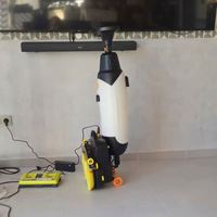 Machine à balayer électrique 430 à pousser à la main, mini, pour le nettoyage des sols, avec une autonomie de batterie longue durée, efficace et facile à utiliser