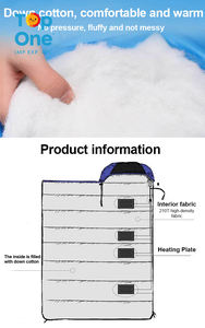 TopOne Invierno Full Warm Body Ultraligth Walking Tourist Camping Outdoor 3 Season Calentador Sacos de dormir - Product Image 5