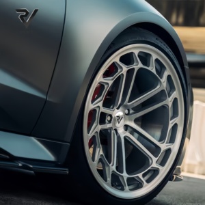 Rines Deportivos Hunt para Automóvil, Personalizados, de Aleación de Aluminio Plateado Cepillado, 5x114.3 5x120, Cóncavos Profundos, Forjados, para <span class=keywords><strong>Tesla</strong></span>, BMW, AUDI - Product Image 1
