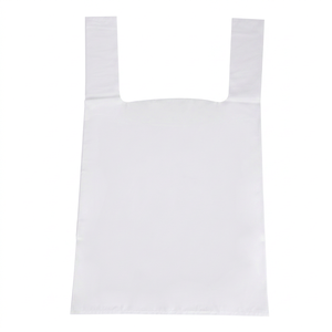 Bolsas de Plástico para Compras con Logotipo Personalizado, Bolsas de HDPE Tipo Camiseta, Desechables, para Supermercados y Tiendas Minoristas - Product Image 1