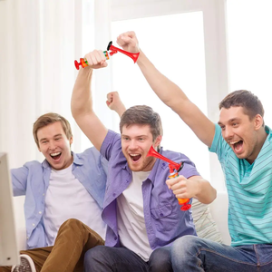 Vendita calda special <span class=keywords><strong>noise</strong></span> <span class=keywords><strong>maker</strong></span> clacson tifo giochi di calcio ventilatori pompa a mano corno d'aria in plastica - Product Image 6