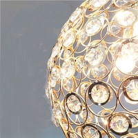 Lustre moderne en cristal de luxe avec pampilles dorées et chromées, éclairage néon pour la maison, décoration intérieure, par Zhongyi