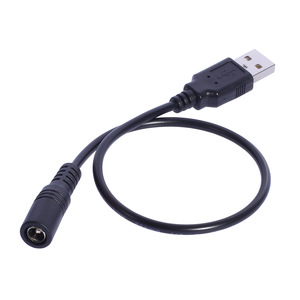 <span class=keywords><strong>Cable</strong></span> de Carga y Transferencia de Datos de DC5.5x2.1mm Hembra <span class=keywords><strong>a</strong></span> USB Macho, 30cm, 5V 3A, 22AWG, PVC, para Cámaras y Computadoras - Product Image 4