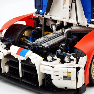 M4 Supercars MOC JD040 Fast Racing Speed World Famous Model Building <b>Blocks</b> Vehicle Bricks High Tech Toy Kit Gift Boys Kids - Product Image 3