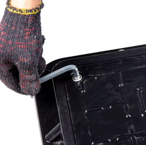 D400 900mm 주유소 휘발유 맨홀 커버 잠글 수 있는 맨홀 커버 합성수지 맨홀 커버 - Product Image 3