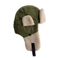 Sombrero de cazador de invierno, sombreros de aviación de soldado para hombres y mujeres, sombrero de nieve con orejeras