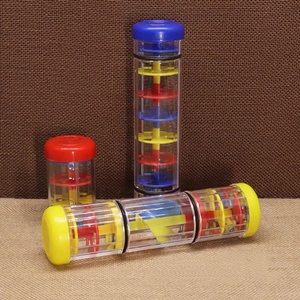 Wholesale Orff Percussion <b>Instrument</b> Plastic Rain Sound Tube <b>Musical</b> <b>Instruments</b> Plastic Sand Tube Rattle Toy for Baby - Product Image 4