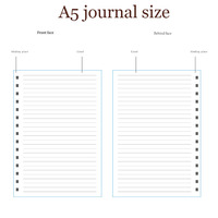 Notas adhesivas de impresión personalizada, notas adhesivas con Logo, cuaderno escolar, para estudiantes, pareja, cuaderno